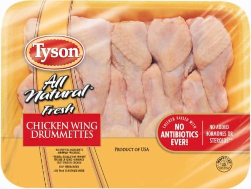 Tyson Chicken Wing Drummettes (9-11 Per Pack