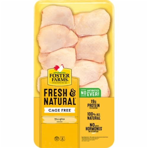 Foster Farms All Natural Bone-In Fresh Chicken Thighs