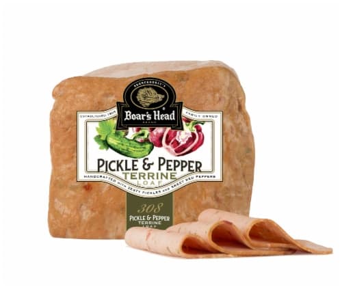 Boar'S Head Pickle & Pepper Loaf Fresh Sliced Deli Meat