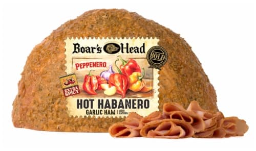 Boar'S Head Peppenero Garlic Ham Fresh Sliced Deli Meat