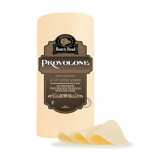 Boar'S Head Low Sodium Provolone Cheese Fresh Sliced Deli Cheese