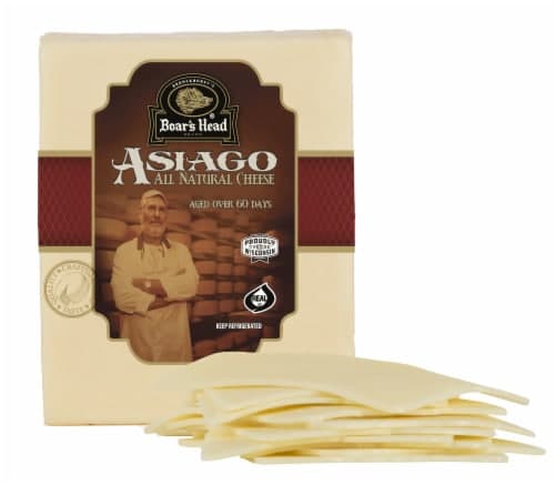Boar'S Head Mild & Creamy Asiago Cheese Fresh Sliced Deli Cheese