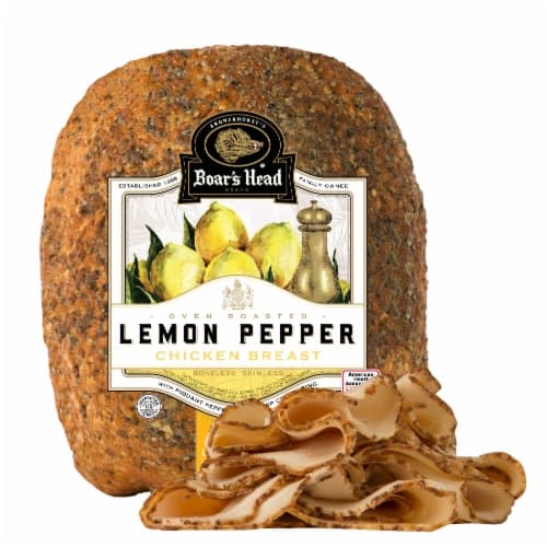 Boar'S Head Lemon Pepper Chicken Breast Fresh Sliced Deli Meat