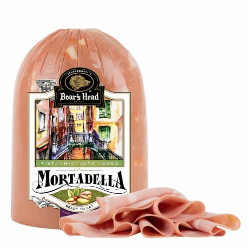 Boar'S Head Mortadella With Pistachio Nuts Fresh Sliced Deli Meat