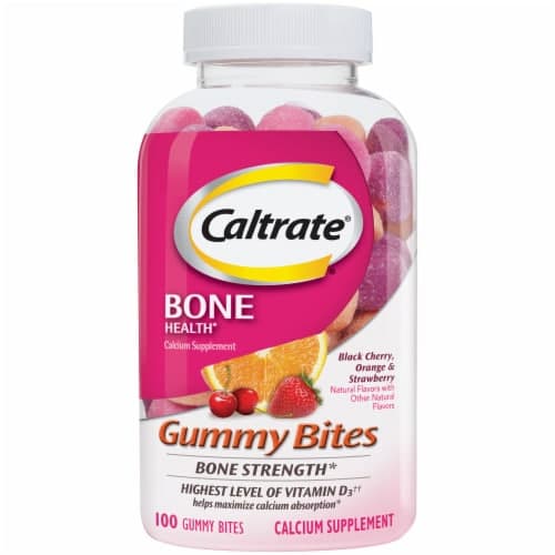Caltrate Gummy Bites Calcium And Vitamin D Supplement