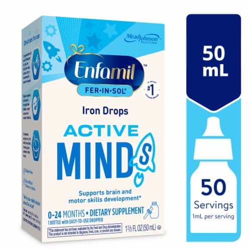 Enfamil Ferinsol Liquid Iron Supplement Drops