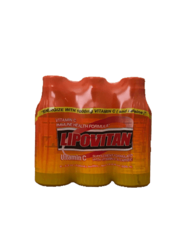 Lipovitan Immune Health Formula Vitamin C Energy Drink