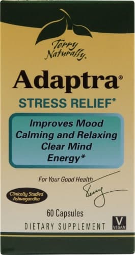 Terry Naturally  Adaptra Ashwagandha And Rhodiola