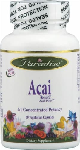Paradise Herbs Acai Pure Vegetarian Capsules