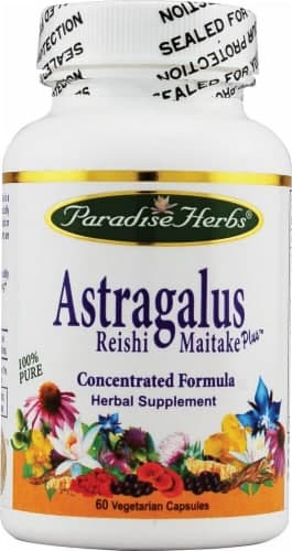 Paradise Herbs Astragalus Reishi Maitake Plus Vegetarian Capsules