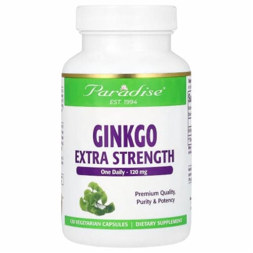 Paradise Herbs Ginkgo Biloba Vegetarian Capsules
