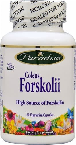 Paradise Herbs Coleus Forskolii Vegetarian Capsules