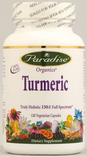 Paradise Herbs Organics Turmeric Vegetarian Capsules