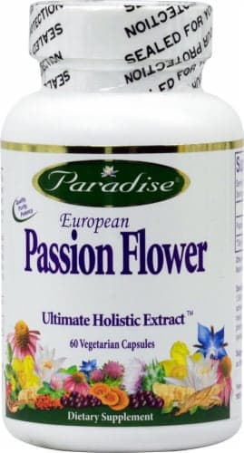 Paradise Herbs European Passion Flower Vegetarian Capsules