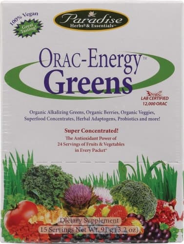 Paradise Herbs Orac-Energy Greens Dietary Supplement