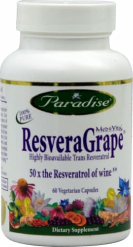 Paradise Herbs Med-Vita Resveragrape Vegetarian Capsules