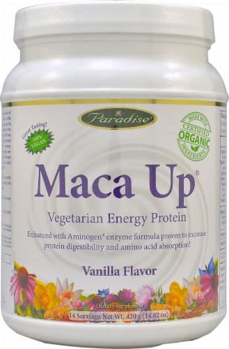 Paradise Herbs  Maca Pro Vegetarian Energy Protein   Vanilla