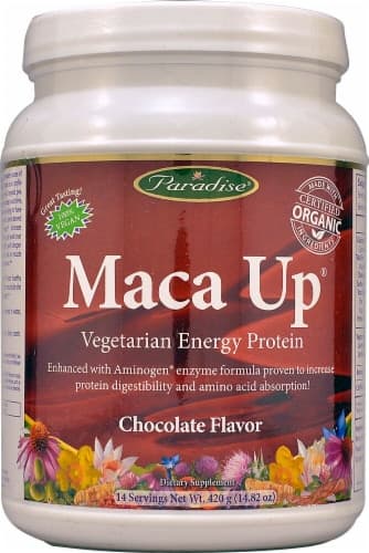 Paradise Herbs  Maca Up Vegetarian Energy Protein   Chocolate