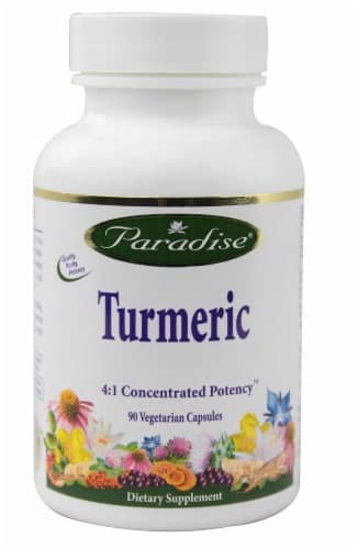Paradise Herbs Turmeric Vegetarian Capsules