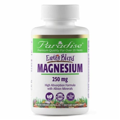 Paradise Herbs Earth'S Blend Magnesium Vegetarian Capsules