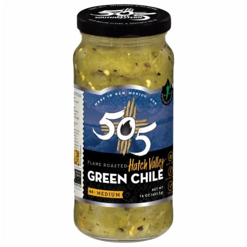 505 Southwestern Hatch Valley Green Chile Medium Flame Roasted Jar