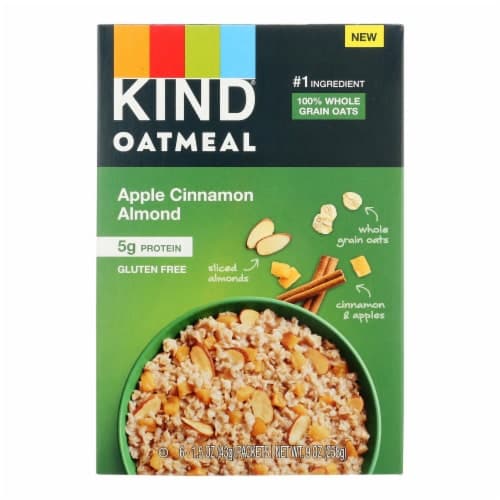 Is it Artificial Food Coloring Free? Kind Oatmeal, Apple Cinnamon Almond