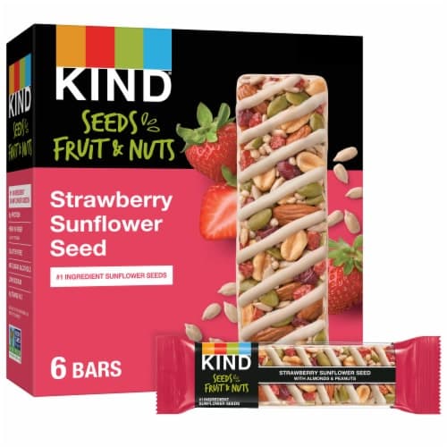 Kind Strawberry Sunflower Bars
