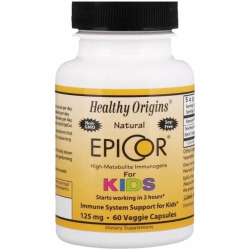 Health Origins Natural Epicor Immune System Support For Kids Veggie Capsules