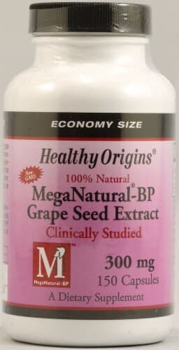 Healthy Origins Mega Natural-Bp Grape Seed Extract Capsules