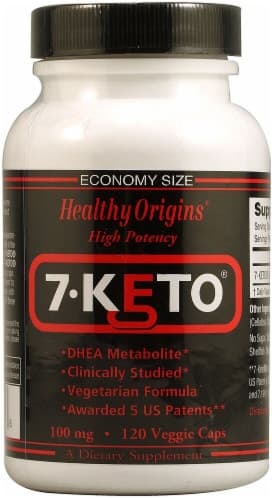 Healthy Origins 7-Keto Dhea Metabolite Dietary Supplement Veggie Capsules