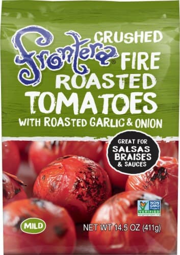 Frontera Gourmet Mexican Crushed Fire-Roasted Tomatoes With Roasted Garlic + Onion