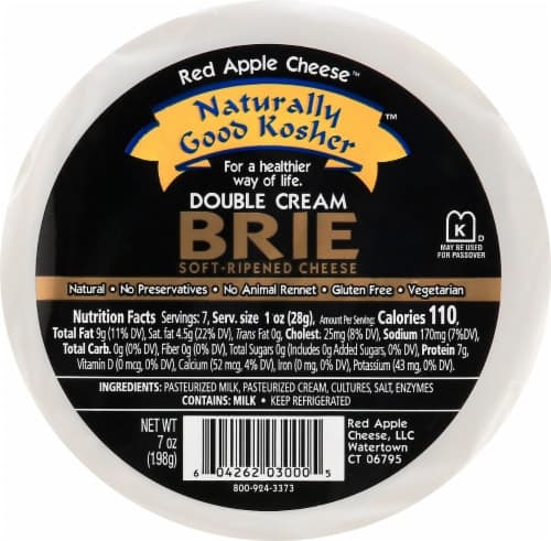 Naturally Good Kosher Double Cream Brie