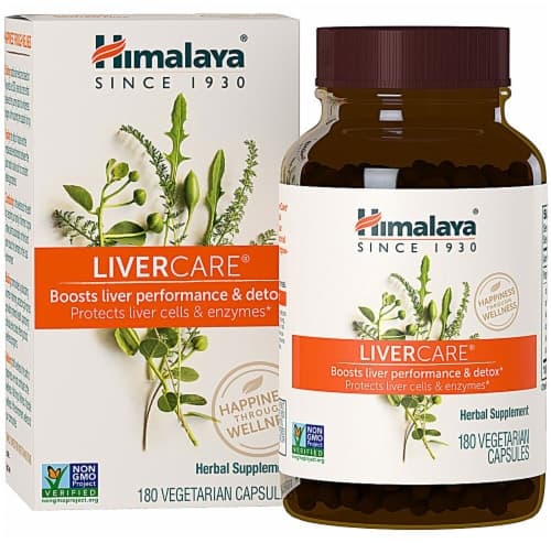 Himalaya Livercare Herbal Supplement Capsules