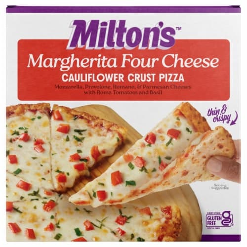 Milton'S Craft Bakers Margherita Cauliflower Crust Pizza