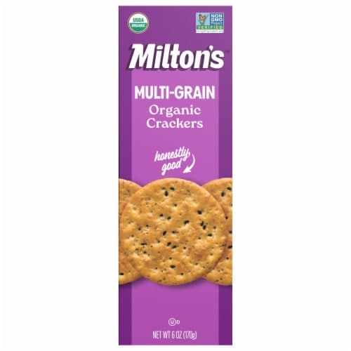 Milton'S Craft Bakers Multi-Grain Organic Gourmet Crackers
