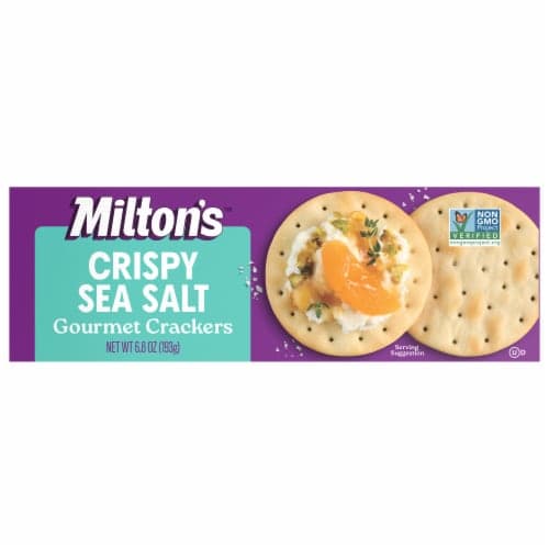 Milton'S Craft Bakers Crispy Sea Salt Gourmet Crackers