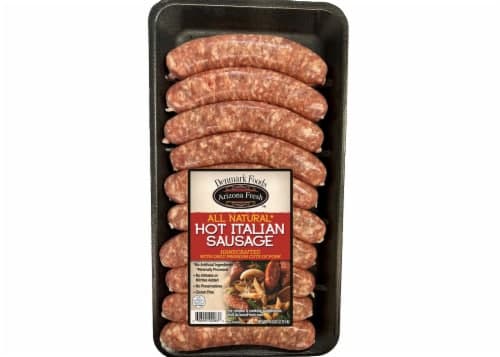 Denmark Foods Arizona Fresh Hot Italian Sausage Links