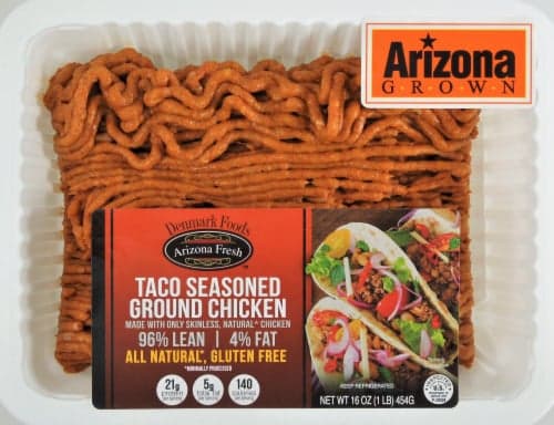 Denmark Foods Taco Seasoned Ground Chicken