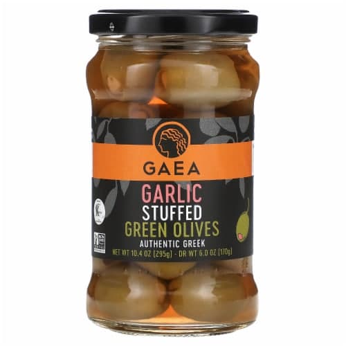 Gaea Garlic Stuffed Green Olives