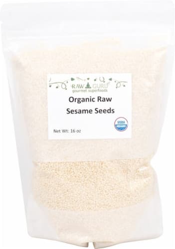 Windy City Organics  Guru Organic Hulled Raw Sesame Seeds