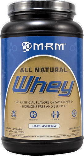 Mrm All Natural Unflavored Whey Protein Powder