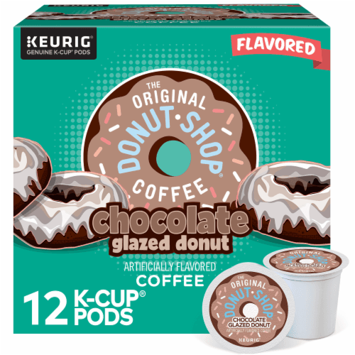 The Original Donut Shop Chocolate Glazed Donut Medium Roast K-Cup Coffee