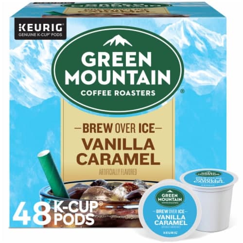 Green Mountain Coffee Roasters Brew Over Ice Vanilla Caramel K-Cup Coffee