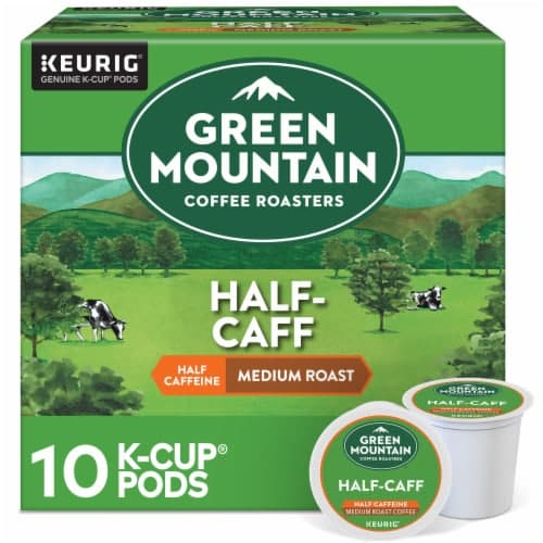Green Mountain Coffee Roasters Half Caff Medium Roast K-Cup Coffee