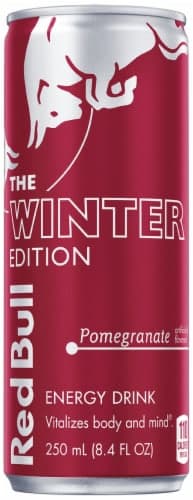 Is it Caffeine Free? Red Bull Winter Pomegranate Energy Drink