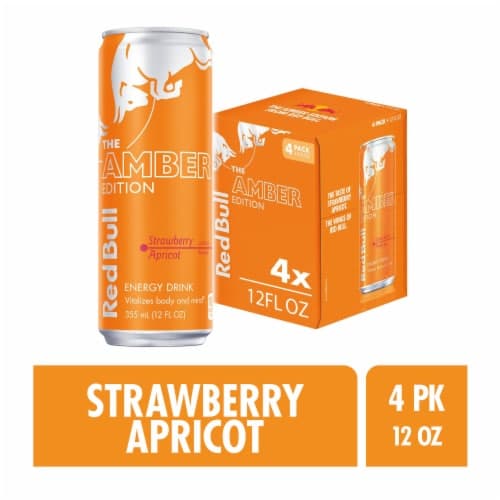 Red Bull Amber Edition Strawberry Apricot Energy Drink