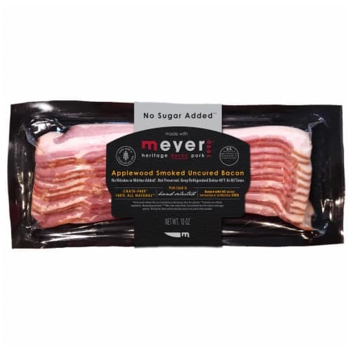 Meyer Heritage Duroc Pork Applewood Smoked Uncured Bacon