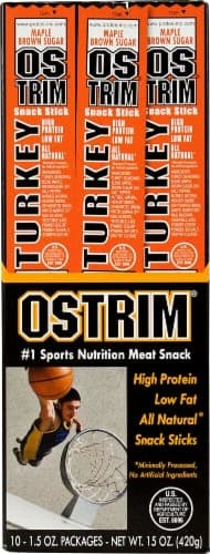Ostrim Natural  Turkey Snack Stick   Maple Brown Sugar