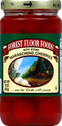 Forest Floor Foods Maraschino Cherries With Stems