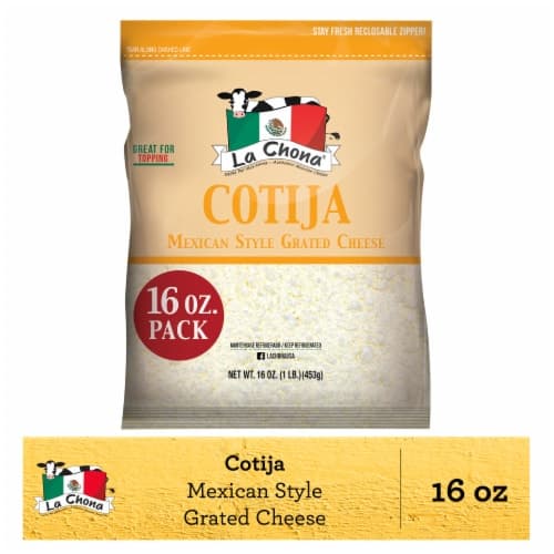 La Chona Cotija Mexican Style Grated Cheese